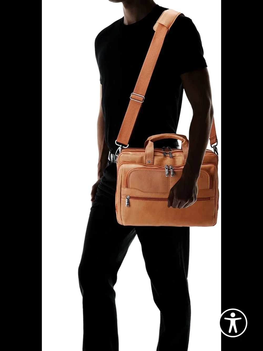 Samsonite Durham Colombian Leather 2 Pocket Bruefcase
